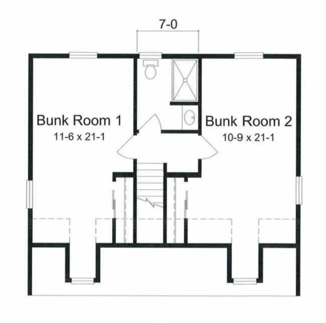 This plan offers great flexibility with 2 huge bedrooms and a bath on the second floor for maximum family lining.